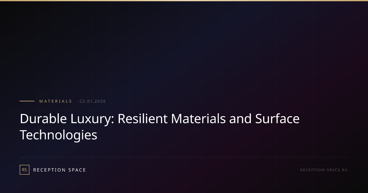 Durable Luxury: Resilient Materials and Surface Technologies ...