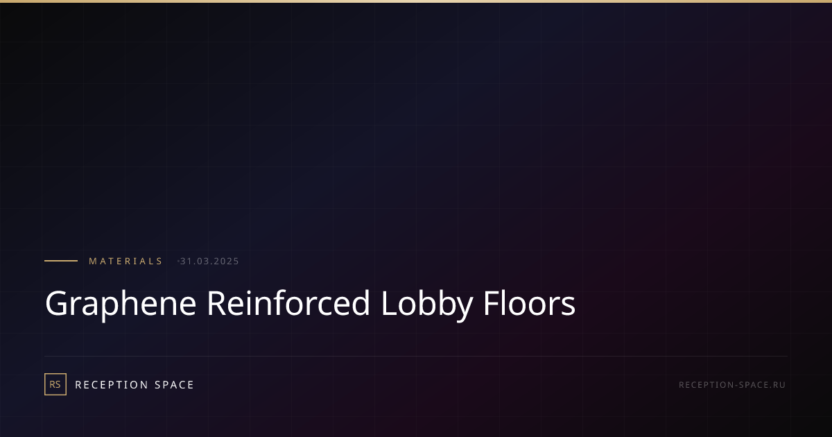 Graphene Reinforced Lobby Floors | Reception Space